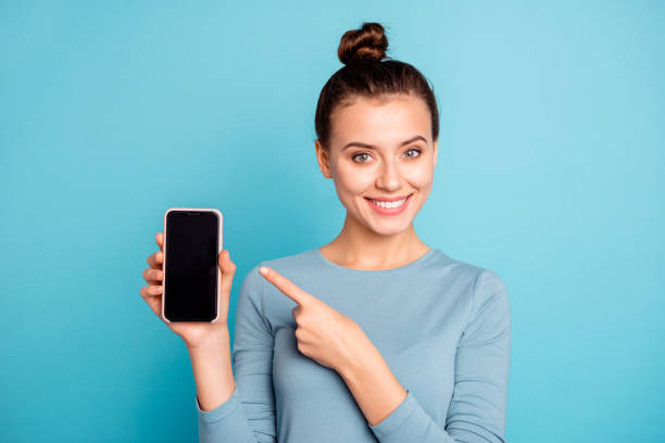 Woman using a phone